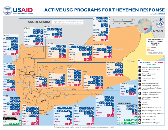 1071259-04.03.18 – USG Yemen Complex Emergency Program Map
