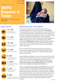 1156154-UNFPA Yemen – Monthly SitRep #07 July 2018