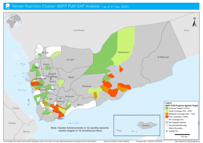 1229484-Yemen Nutrition cluster BSFP PLW Analysis(as of 31 Dec, 2018)