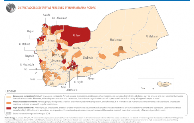 1249208-OCHA_Yemen_Humanitarian_Access_Severity_Overview_Jan_2019