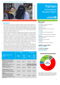 1283928-UNICEF Yemen SitRep – March 2019